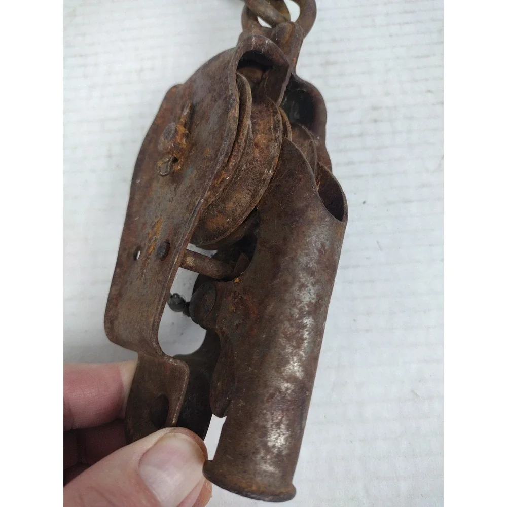 Vintage Antique Barn Trolley Hook Swivel Hook Hay Mow Pulley Farm X615 X574 X516